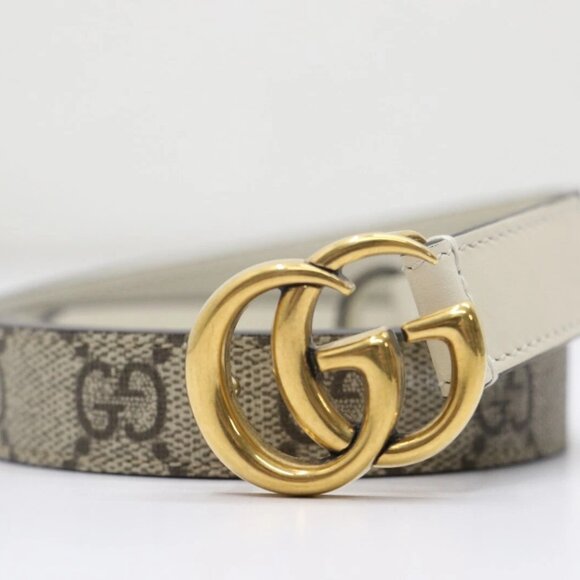 Gucci GG Thin Marmont Belt Size 65 cm/26 in - Picture 1 of 8